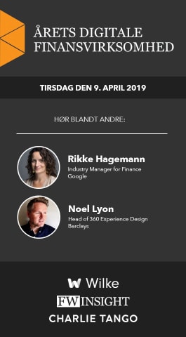 Tilmeld dig Årets Digitale Finansvirksomhed 2019